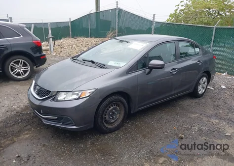 2015 Honda Civic Lx из США, поврежденный, VIN 2HGFB2F57FH501539